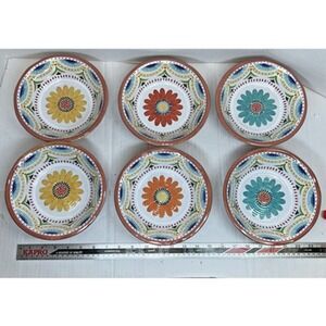 Certified International Melamine Bowls Veracruz by Nancy Green Set/6